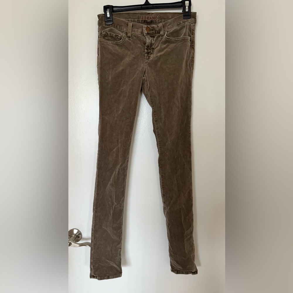 Beige/Brown Corduroy Size 26 J Brand Pants